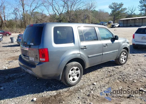 2012 Honda Pilot Lx from USA, damaged, VIN 5FNYF3H20CB003351